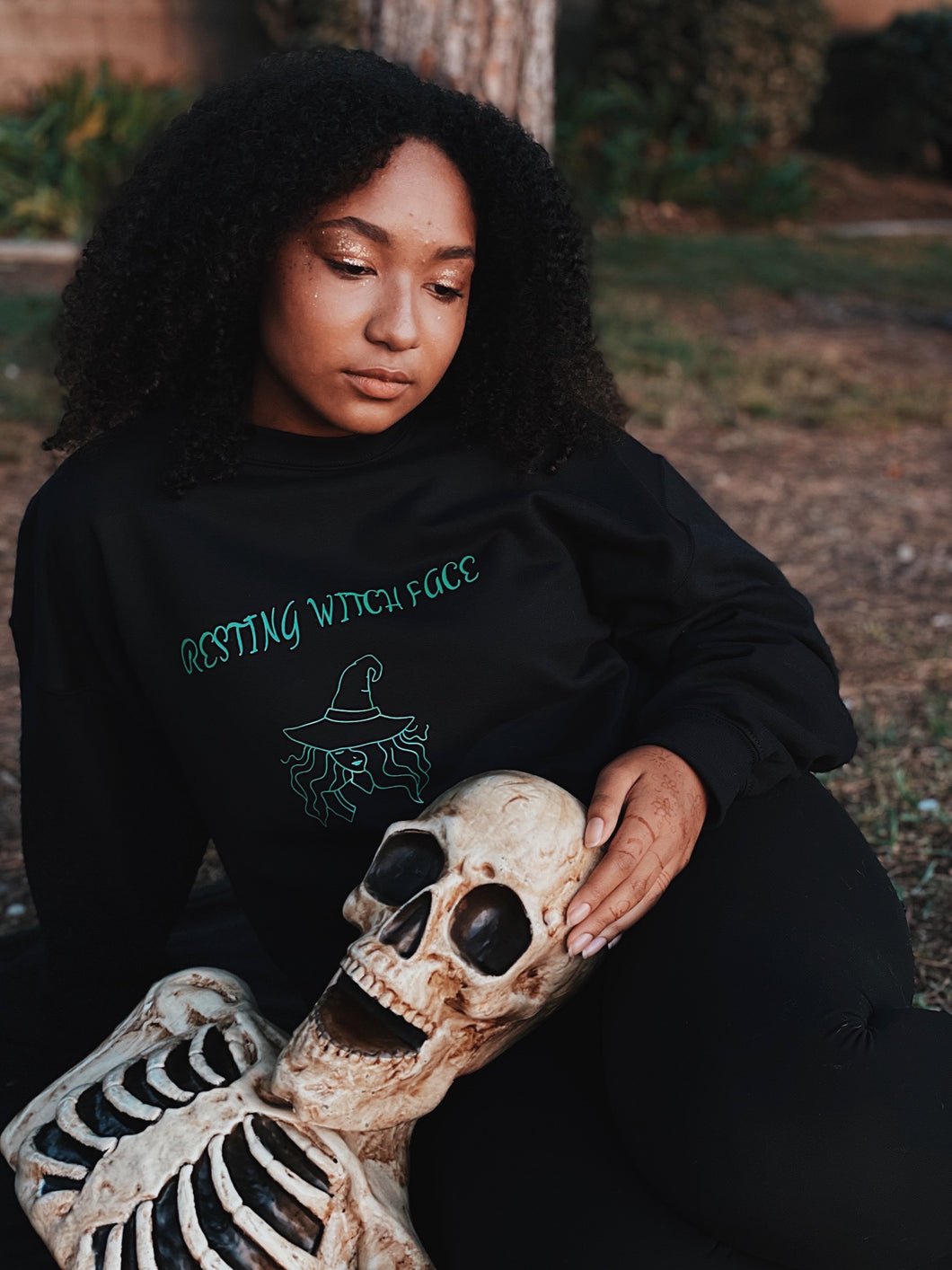 Resting Witch Face- Long Sleeve Crewneck